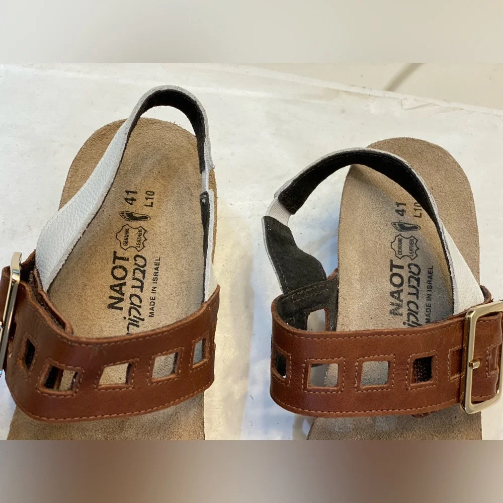 NAOT women’s Dynasty Wedge Sandals Size 41 US Size 10 NWOT New, never worn - Picture 4 of 10